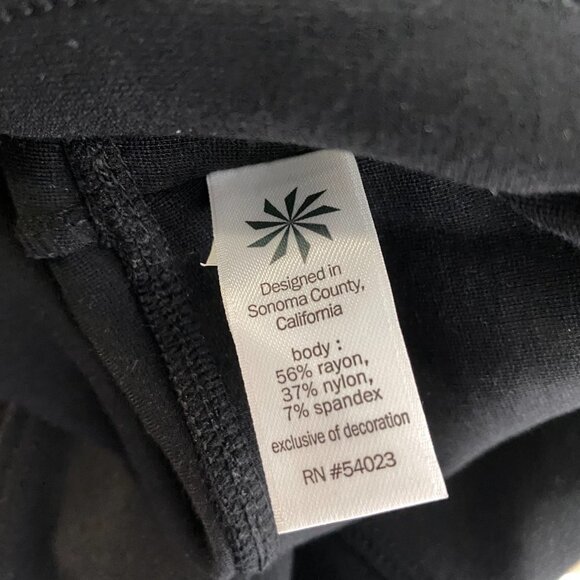 Athleta Ponte Moto Skirt Black Solid Rayon Blend Women's 8 - Picture 7 of 8